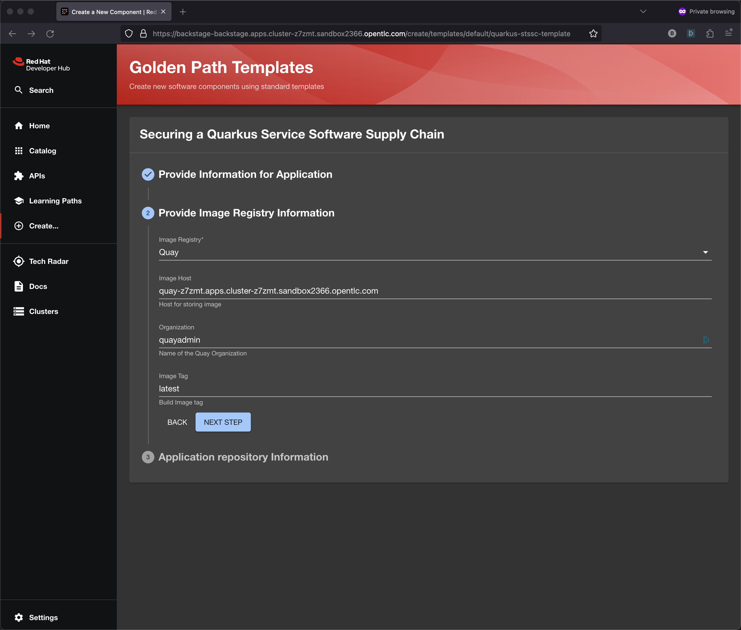 golden path template 4