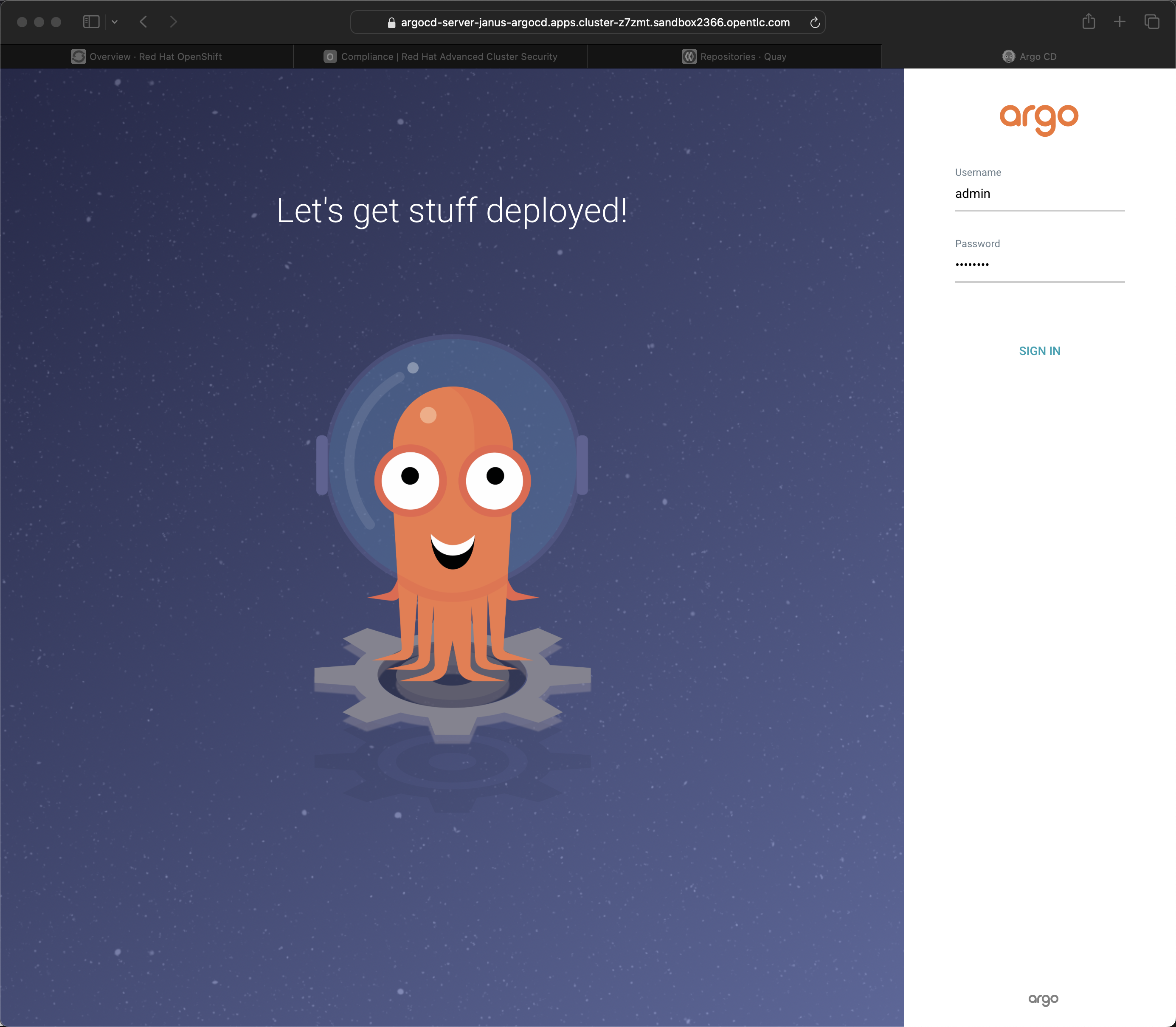 login argocd admin 1