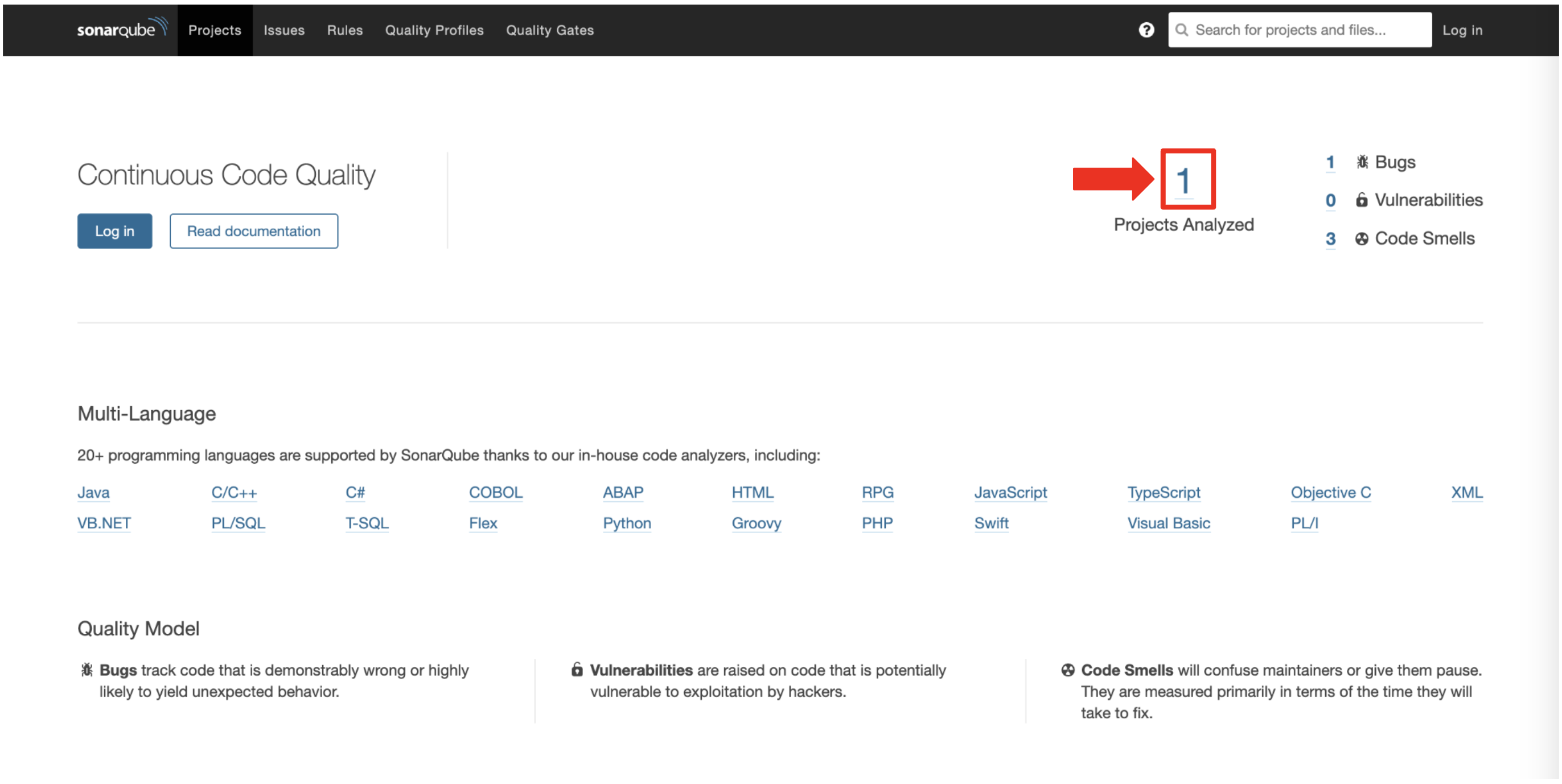 54 SonarQube Dashboard